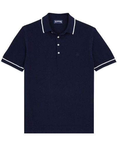 Vilebrequin Logo-embroidered Polo Shirt - Blue