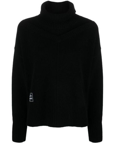 Each x Other Logo-patch Wool Sweater - Black