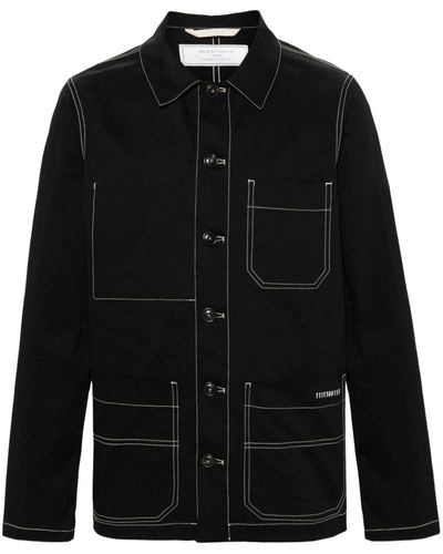 Societe Anonyme Work Twill Shirt Jacket - Black