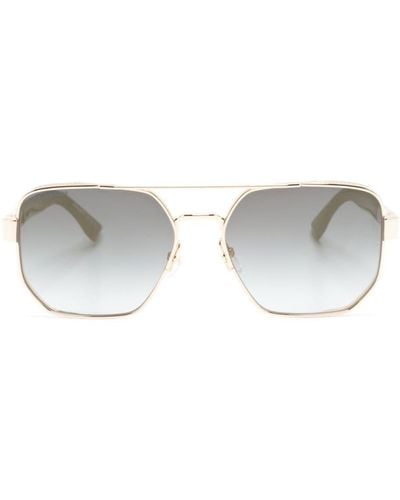 DSquared² Pilotenbrille in Metallic-Optik - Grau