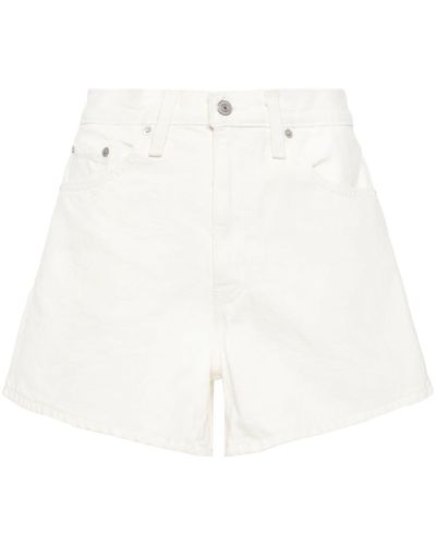 Levi's 80's High-rise Denim Shorts - White