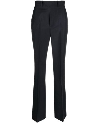 Gucci Slightly Flared High-waisted Trousers - Blue