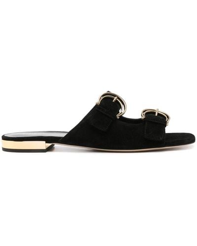 Chloé Alizè Flat Sandals - Black