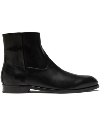Buttero Floyd Leather Ankle Boots - Black