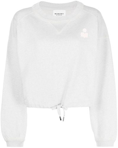 Isabel Marant Cropped-Pullover - Weiß