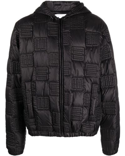 Ambush Quilted Hooded Jacket - Black