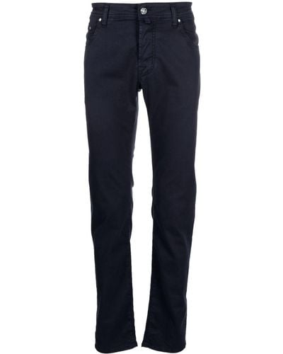 Jacob Cohen Straight-leg Mid-rise Jeans - Blue