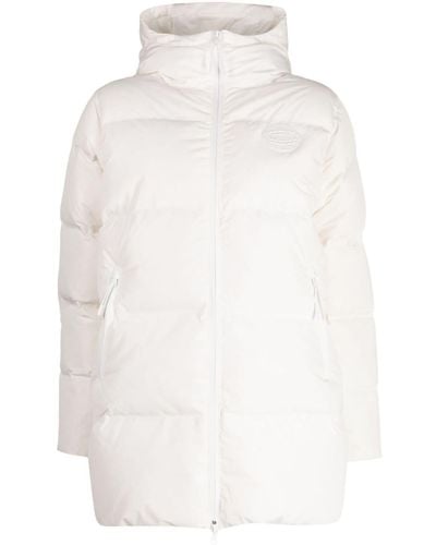 Chocoolate High-neck Padded Jacket - White