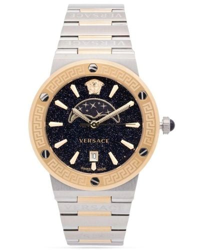Versace Greca Moonphase Horloge - Zwart