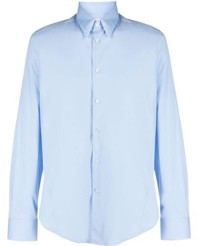 Lanvin Long-sleeve Poplin Shirt - Blue