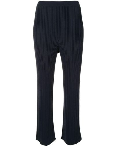 Dion Lee High-rise Cropped Trousers - Blue
