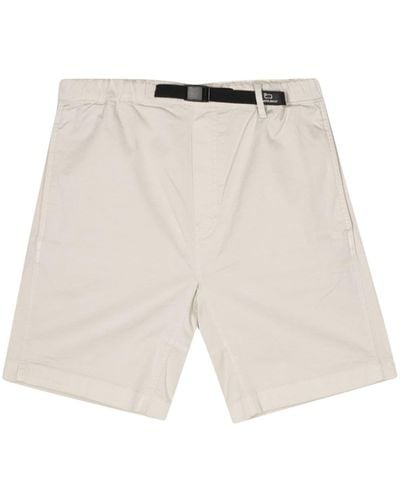 Woolrich Gerade Shorts mit Gürtel - Weiß