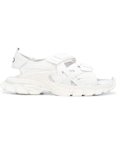 Balenciaga Track Sandals - White