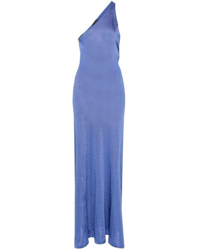 Tom Ford One-shoulder maxi dress - Blau