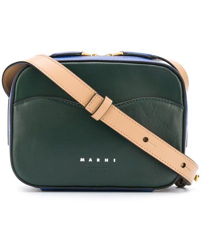 Marni Crossbody Box Bag - Green