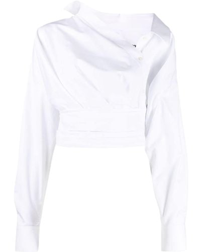 Alexander Wang Wrap Cotton Shirt - White