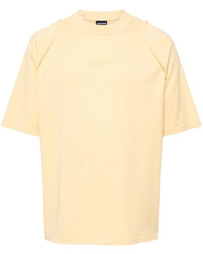 Jacquemus Camiseta de algodón con estampado - Neutro