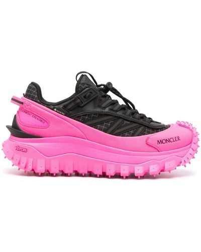 Moncler Trailgrip Gtx Chunky Sneakers - Roze