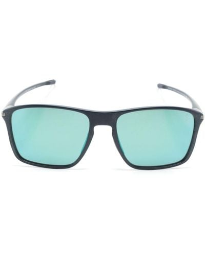Tag Heuer Polarized Rectangle-frame Sunglasses - Green