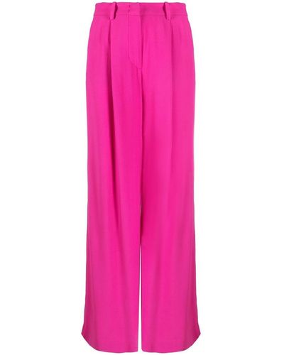 FEDERICA TOSI High-waisted Wide-leg Trousers - Pink