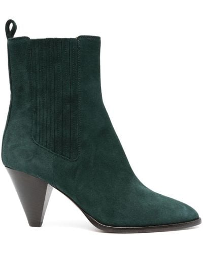 Isabel Marant Reliane 75mm Ankle Boots - Green