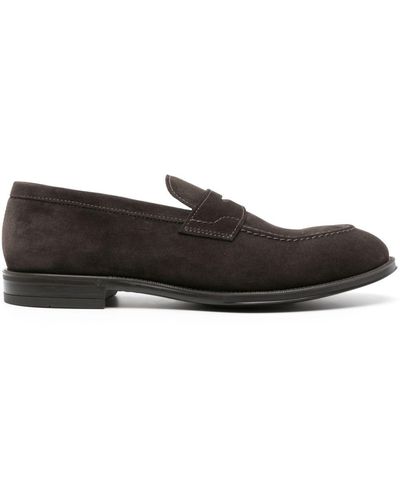 Henderson Suede penny-slot loafers - Nero