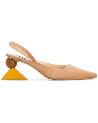 Jacquemus Zapatos con tacones de diseño - Neutro