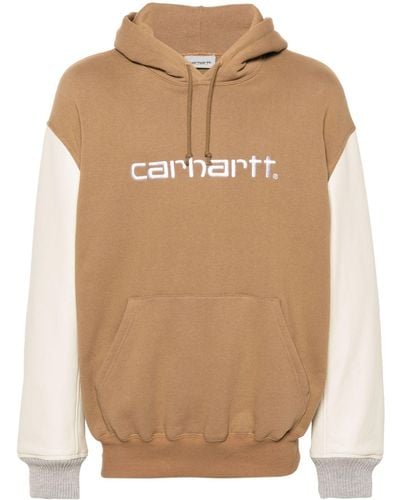 Junya Watanabe X Carhartt cotton hoodie - Neutro