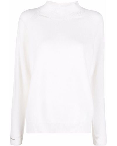Peserico Roll-neck Knitted Sweater - White