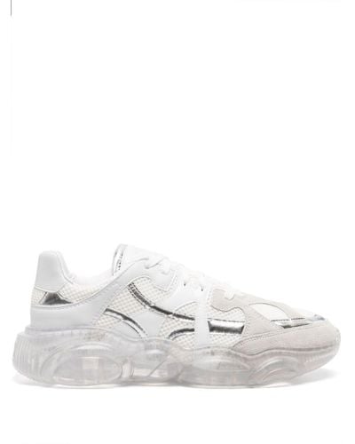 Moschino Paneled Chunky Sneakers - White