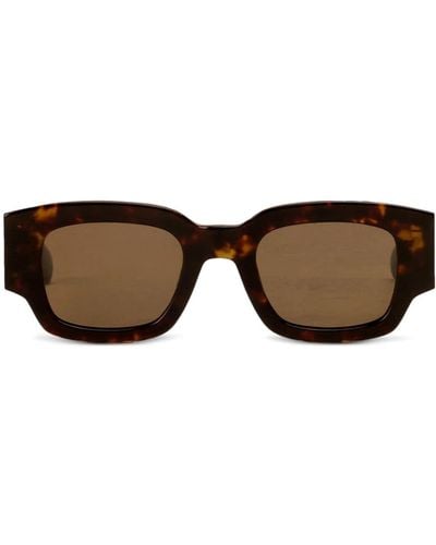 Ami Paris Tortoiseshell-effect Sunglasses - Brown