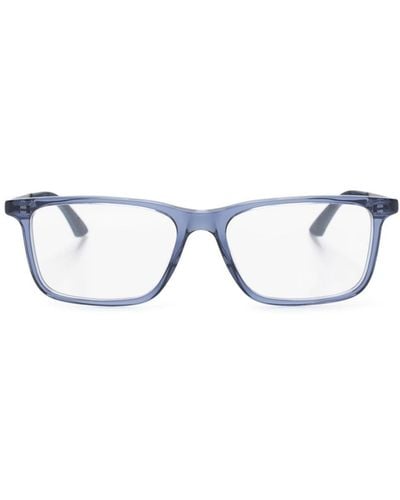 Montblanc Brille mit eckigem Gestell - Blau