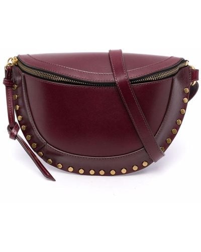 Isabel Marant Sac banane Skano en cuir - Violet