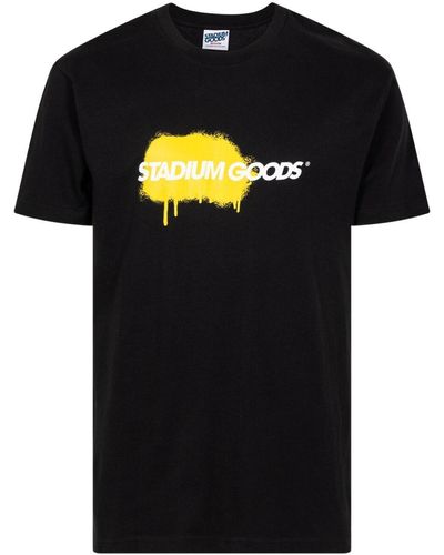 Stadium Goods T-shirt Black con stampa - Nero