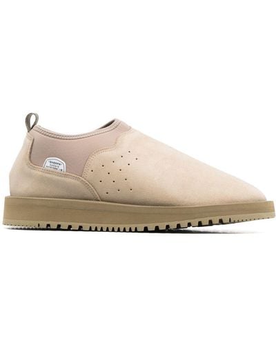 Suicoke Ankle-sock Style Loafers - Natural
