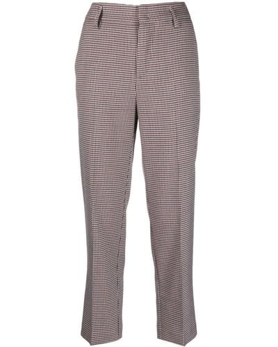 ..,merci Houndstooth-print Tailored Pants - Grey