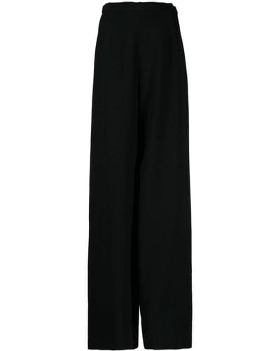 Andrew Gn High-waist Palazzo Trousers - Black