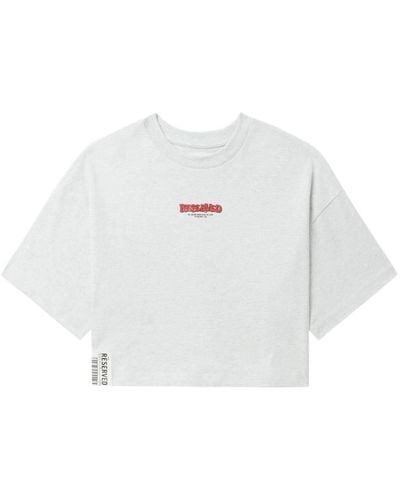 Izzue T-Shirt mit grafischem Print - Weiß