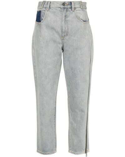 3.1 Phillip Lim High-waisted Cropped Jeans - Blue