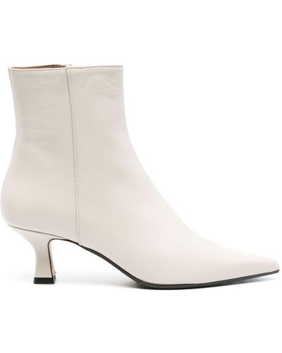 Roberto Festa Venus 60mm Leather Boots - White