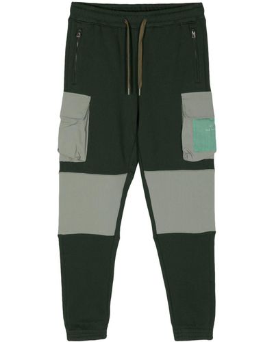 PS by Paul Smith Organic-cotton Track Trousers - Green