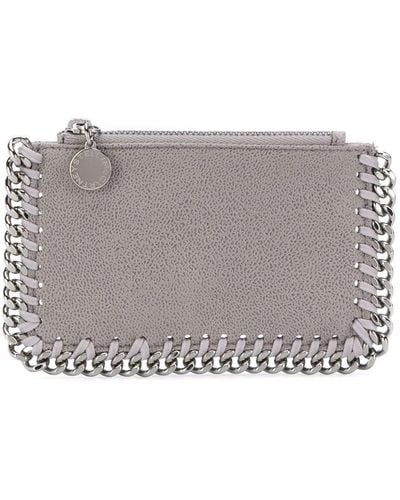 Stella McCartney Falabella Zipped Wallet - Grey
