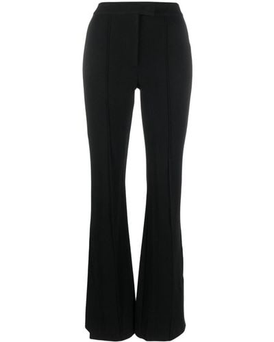 Helmut Lang High-waisted Slim-fit Trousers - Black