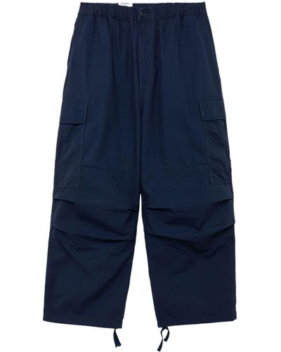 Carhartt Mid-rise loose fit cargo pants - Blau