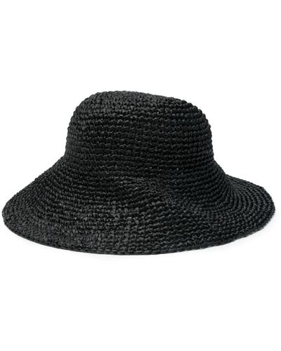 Max Mara Carl Interwoven Sun Hat - Black
