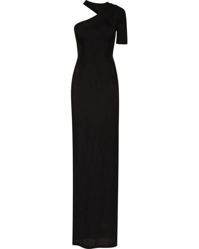 RTA Sria One-shoulder Maxi Dress - Black