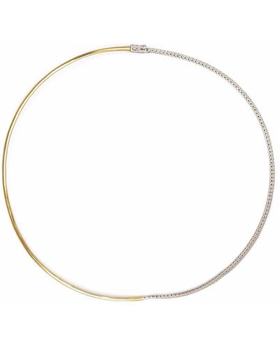 Delfina Delettrez Collier 1997 en or 18ct à diamants - Blanc