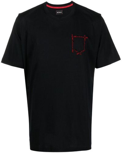 Kiton ロゴ Tシャツ - ブラック