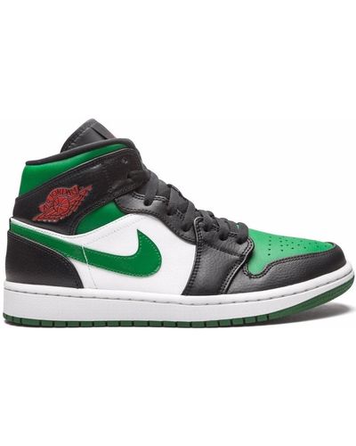 Nike Air 1 Mid "green Toe" Sneakers - Black