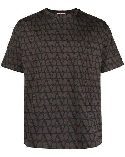 Valentino Garavani トワル イコノグラフ Tシャツ - ブラック